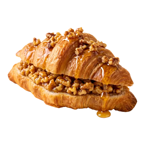 Mézes-diós croissant